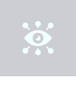 Vector eye in white color
